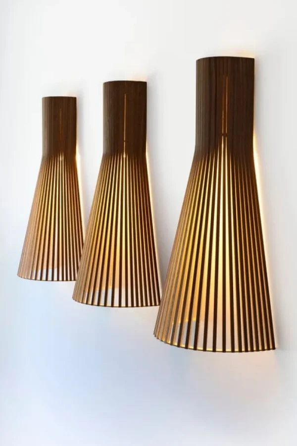 Tom Dixon Wandleuchten-Secto Design Wandleuchte Secto 4230 60 cm, direkte Wandmontage, schwarz