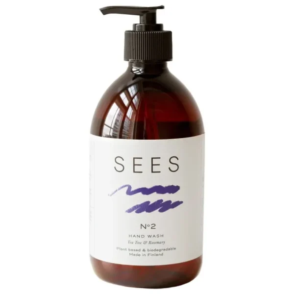 SEES Company Hygiene- Und Kosmetikprodukte^Biologisch abbaubare Flüssigseife No. 2, Teebaumöl - Rosmarin