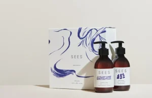 SEES Company Hygiene- Und Kosmetikprodukte^Set aus Handseife und Hand-/Körperlotion, Zeder - Lavendel - Ora