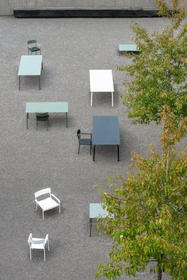 Serax Terrassenmöbel | Tische^August Esstisch, 220 x 100 cm, Grün