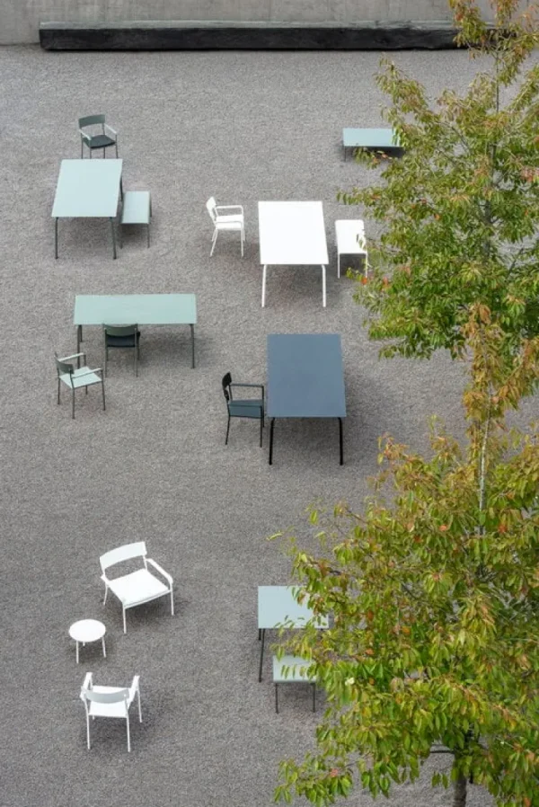 Serax Terrassenmöbel | Tische^August Esstisch, 170 x 90 cm, Grün