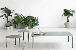 Serax Terrassenmöbel | Tische^August Tisch, niedrig, 120 x 80 cm, Grün