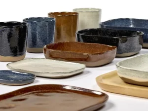 Serax Geschirr^Becher Merci No 9, blaugrau