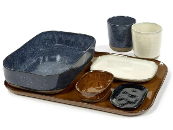 Serax Geschirr^Becher Merci No 9, blaugrau