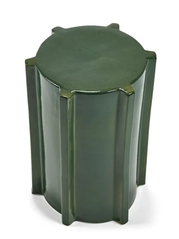 Carl Hansen & Su00f8n Tische-Serax Beistelltisch Pawn Geometrical, 45,4 cm, dunkelgrün