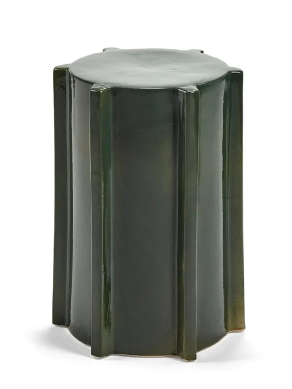 Carl Hansen & Su00f8n Tische-Serax Beistelltisch Pawn Geometrical, 45,4 cm, dunkelgrün