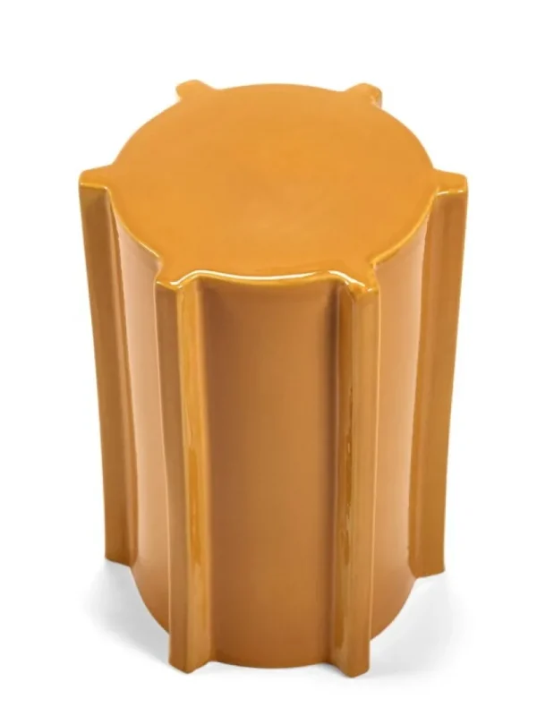 Brdr. Kru00fcger Tische-Serax Beistelltisch Pawn Geometrical, 45,4 cm, Ocker