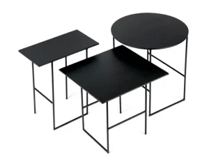 Massproductions Tische-Serax Cico Beistelltisch, 35 x 19 cm, Schwarz
