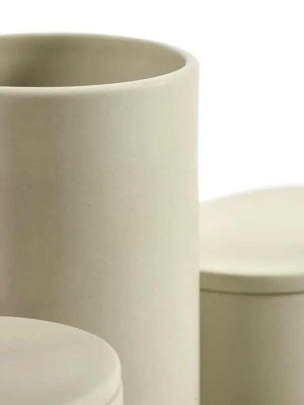Serax Badezimmeraccessoires^Cose Behälter mit Deckel, oval, S, Beige