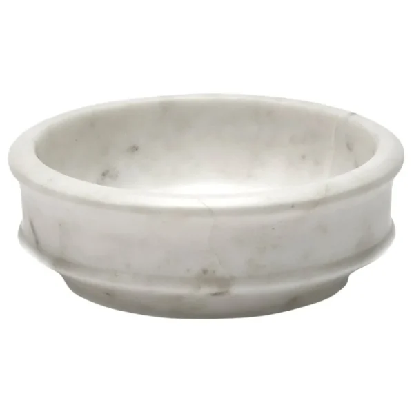 Serax Geschirr | Dekorationsgegenstände^Dune Schale, S, 16 cm, weißer Marmor