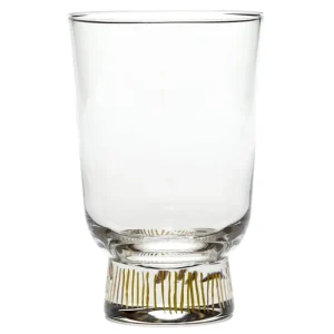 Serax Gläser Und Tassen^Feast Glas, 330 ml, 4 Stück, goldene Streifen