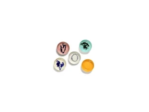 Serax Geschirr | Dekorationsgegenstände^Feast Teller, 11,5 cm, 4 Stück, Weiß - Blau