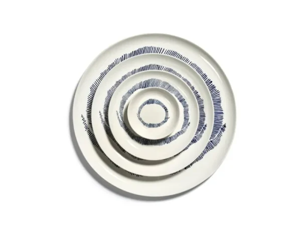 Serax Geschirr | Dekorationsgegenstände^Feast Teller, 11,5 cm, 4 Stück, Weiß - Blau