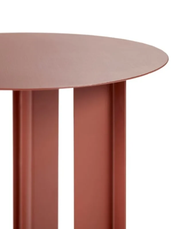 Artek Tische-Serax Metal Sculptures Beistelltisch, S, rote Rohre