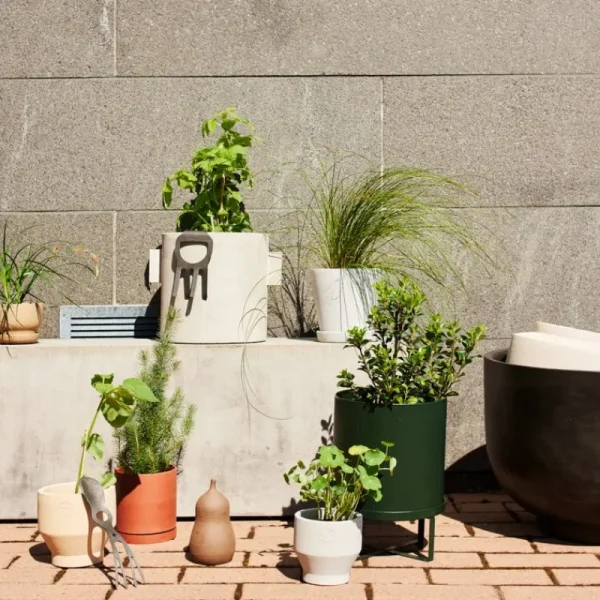 Serax Garten^Pflanztopf aus Beton, 30 cm, grau