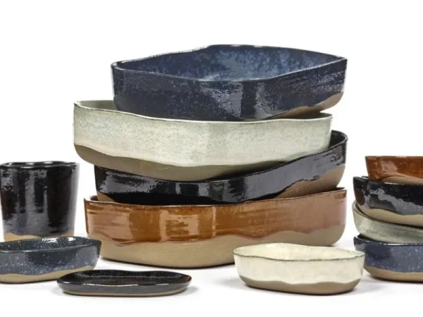 Finnish Design Shop Geschirr^Serax Schale Merci No 8, dunkelblau