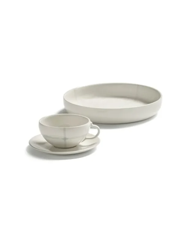 Serax Geschirr^Zuma Untertasse für Kaffeetasse, 14 cm, Salt