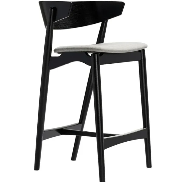 Vitra Sitzgelegenheiten-Sibast Barhocker No 7, 65 cm, schwarz – grau Remix 123