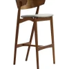 Hem Sitzgelegenheiten-Sibast Barhocker No 7, 75 cm, Räuchereiche – grau Remix 123