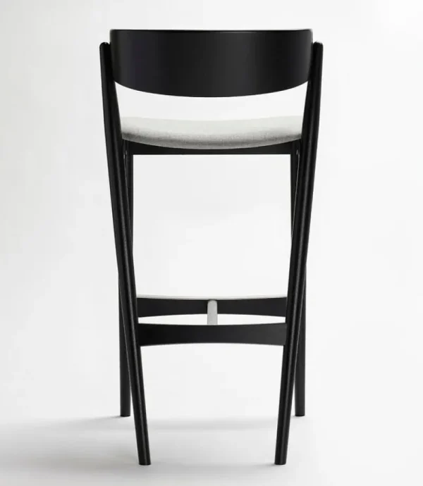 Hem Sitzgelegenheiten-Sibast Barhocker No 7, 75 cm, schwarz – grau Remix 123
