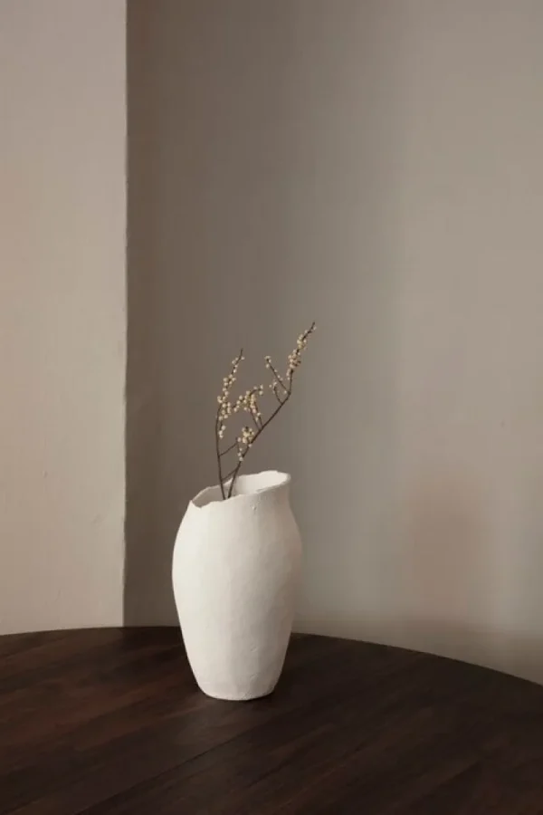 Iittala Vasen-Sibast Magnolia Vase, Weiß