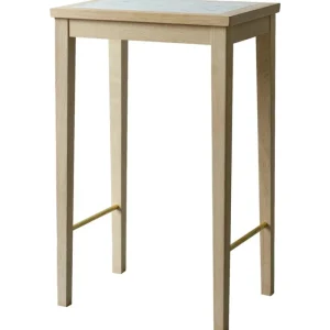 Warm Nordic Tische-Sibast No 1 Beistelltisch, 35 x 25 cm, Eiche geseift – weißer Marmor