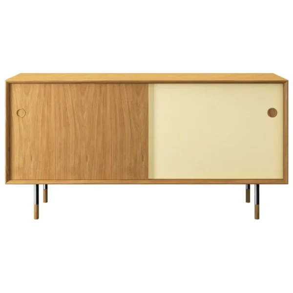 Sibast Aufbewahrungsmöbel-No 11 Sideboard, Eiche geölt, Weiß - Gelb