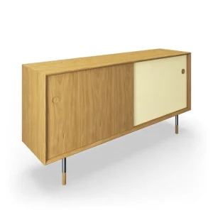 Sibast Aufbewahrungsmöbel-No 11 Sideboard, Eiche geölt, Weiß - Gelb