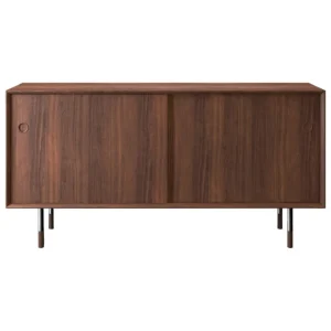 Sibast Aufbewahrungsmöbel-No 11 Sideboard, Walnussholz geölt, Schwarz – Blau