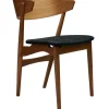 Artek Sitzgelegenheiten-Sibast No 7 Stuhl, Eiche geölt – Leder anthrazit