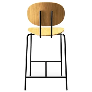 Sibast Sitzgelegenheiten-Piet Hein Tresenhocker, 65 cm, Schwarz – Eiche geölt