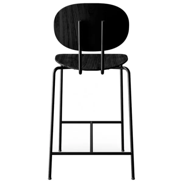 Sibast Sitzgelegenheiten-Piet Hein Tresenhocker, 65 cm, Schwarz - Eiche schwarz lackiert
