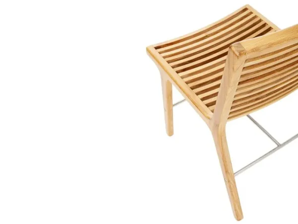 Sibast Terrassenmöbel^RIB Esstischstuhl, Teak - Edelstahl