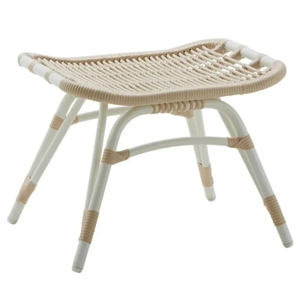 Sika-Design Terrassenmöbel^Fußhocker Monet Exterior, weiß