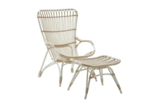 Sika-Design Terrassenmöbel^Fußhocker Monet Exterior, weiß