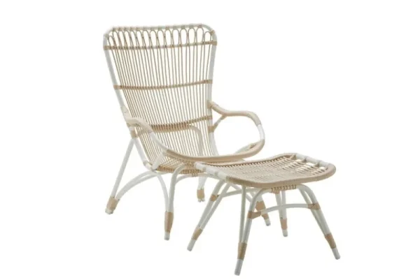 Sika-Design Terrassenmöbel^Fußhocker Monet Exterior, weiß