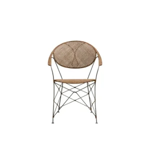 Sika-Design Terrassenmöbel | Sitzgelegenheiten^Funky Esszimmerstuhl, haselnussbrauner Rattan