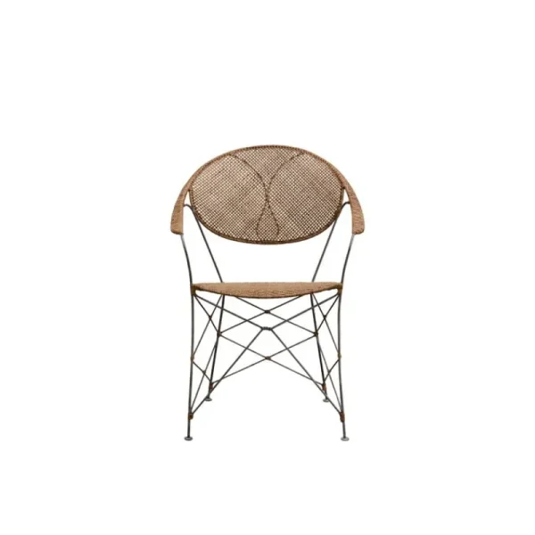 Sika-Design Terrassenmöbel | Sitzgelegenheiten^Funky Esszimmerstuhl, haselnussbrauner Rattan