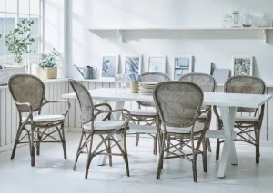 Sika-Design Terrassenmöbel | Sitzgelegenheiten^Rossini Esstischstuhl, taupe Rattan