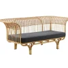 Sika-Design Terrassenmöbel | Sofas Und Liegen^Sofa Belladonna, Naturrattan - Dunkelgrau