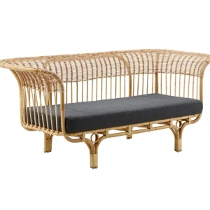 Sika-Design Terrassenmöbel | Sofas Und Liegen^Sofa Belladonna, Naturrattan - Dunkelgrau