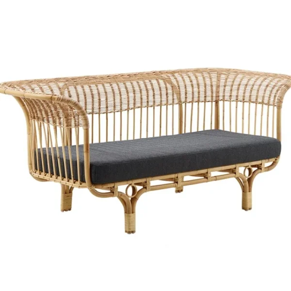Sika-Design Terrassenmöbel | Sofas Und Liegen^Sofa Belladonna, Naturrattan - Dunkelgrau