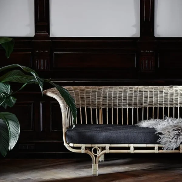 Sika-Design Terrassenmöbel | Sofas Und Liegen^Sofa Belladonna, Naturrattan - Dunkelgrau