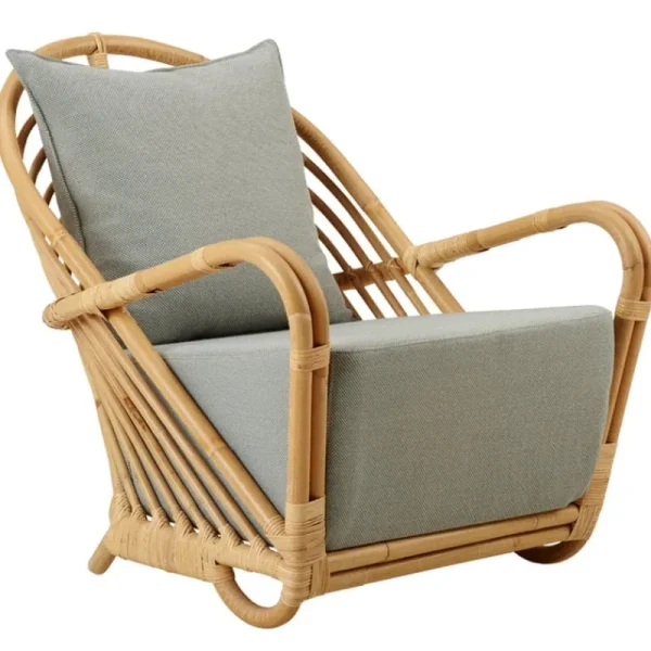 Sika-Design Terrassenmöbel | Sitzgelegenheiten^Stuhl Charlottenborg, Naturrattan - Hellgrün