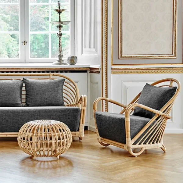 Sika-Design Terrassenmöbel | Sitzgelegenheiten^Stuhl Charlottenborg, Naturrattan - Hellgrün