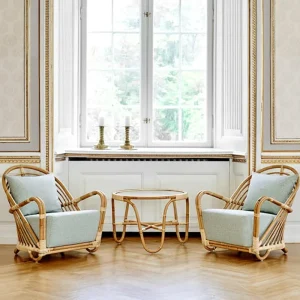 Sika-Design Terrassenmöbel | Sitzgelegenheiten^Stuhl Charlottenborg, Naturrattan - Hellgrün