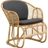 Sika-Design Terrassenmöbel | Sitzgelegenheiten^Swing Loungesessel, Naturrattan - Dunkelgrau