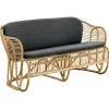 Sika-Design Terrassenmöbel | Sofas Und Liegen^Swing 2-Sitzer-Sofa, Naturrattan - Dunkelgrau