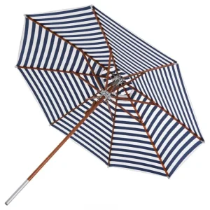 Skagerak Sonnenschirme^Atlantis Sonnenschirm ø 330 cm, gestreift, Blau – Weiß