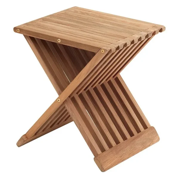 HAY Sitzgelegenheiten-Skagerak Fionia Hocker, Teakholz